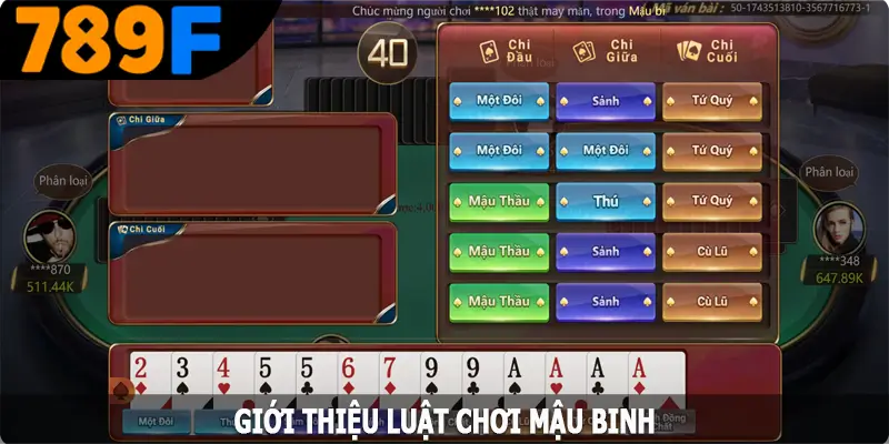 Giới thiệu luật chơi mậu binh Giới thiệu luật chơi mậu binh