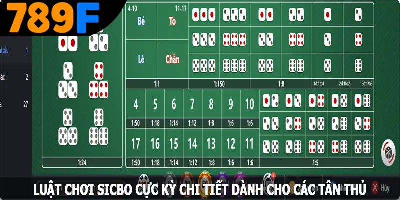 Luật chơi Sicbo cực kỳ chi tiết dành cho các tân thủ Luật chơi Sicbo cực kỳ chi tiết dành cho các tân thủ