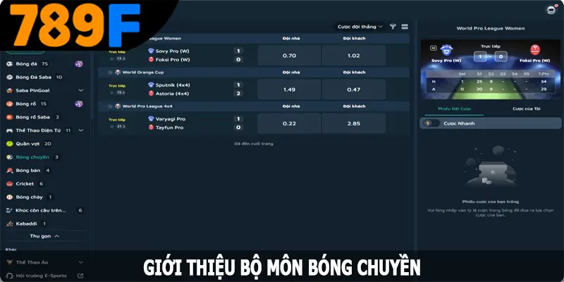 Giới thiệu bộ môn bóng chuyền Giới thiệu bộ môn bóng chuyền